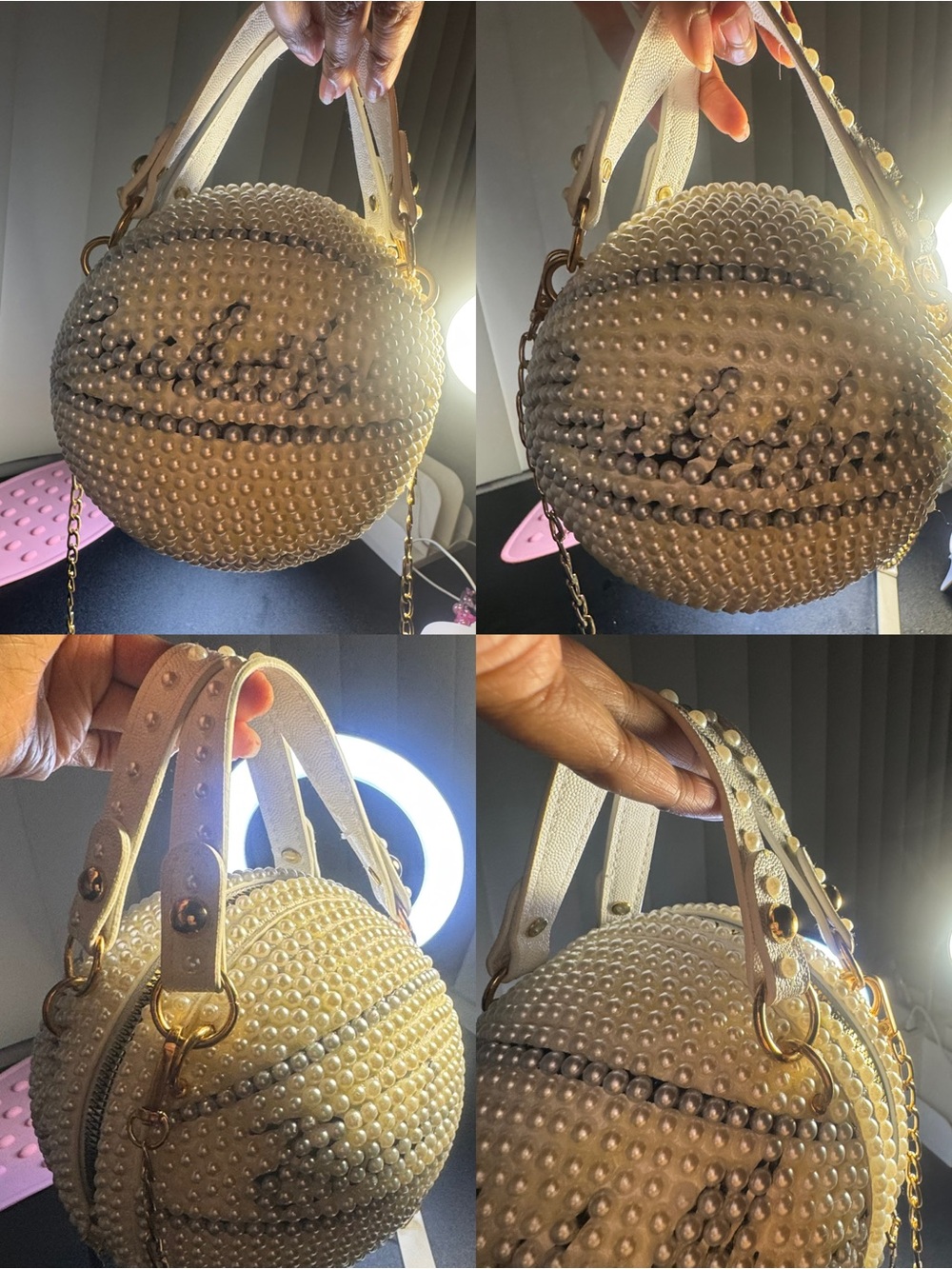Homemade basketball purse